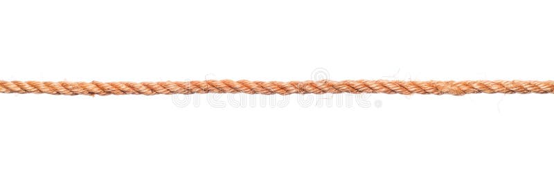 Brown rope isolated stock images