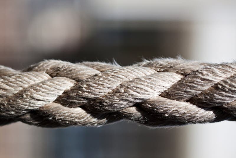 Strong thick rope stock image. Image of fixed, maritime 20264339