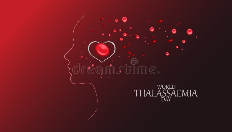 Stronger Together: Honoring Thalassaemia Fighters Around the Globe royalty free illustration