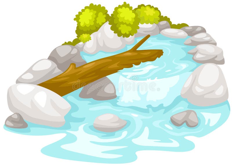 Stroom vector illustratie Stroom vector illustratie