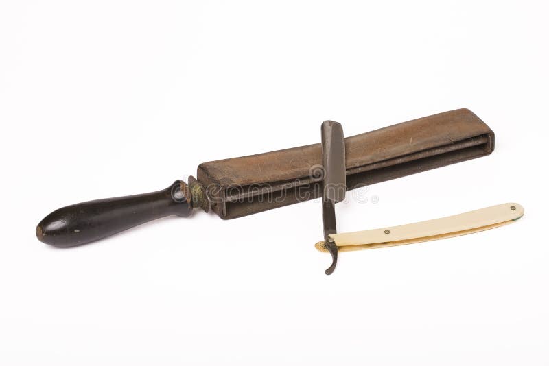 Strop and Razor stock image. Image of equipment, instrument 6947617