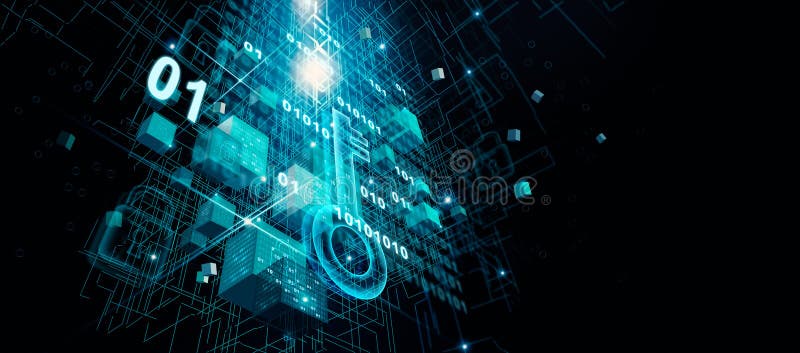 Structura de protecție a datelor în materie de securitate cibernetică a rețelei virtuale privind conectarea inovatoare la rețeaua stock images