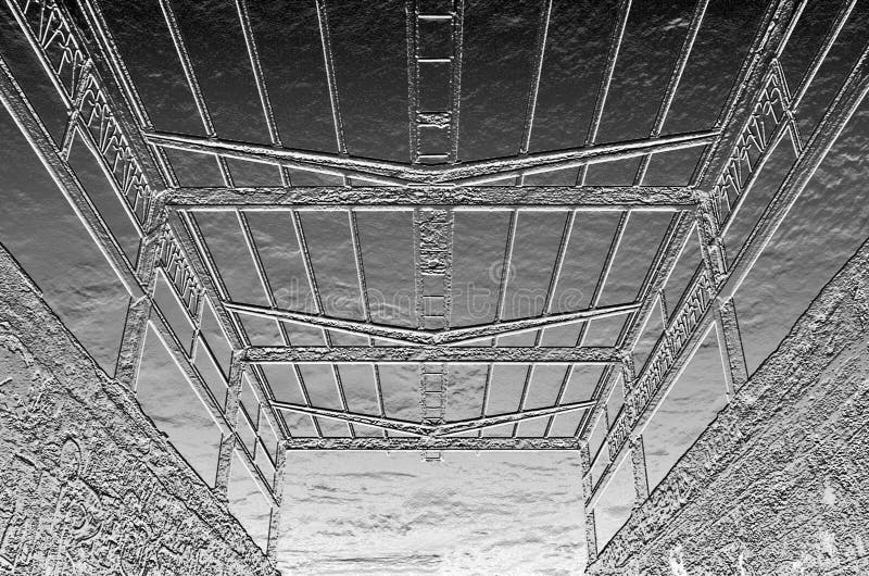 STRUCTURAL SKELETON royalty free illustration