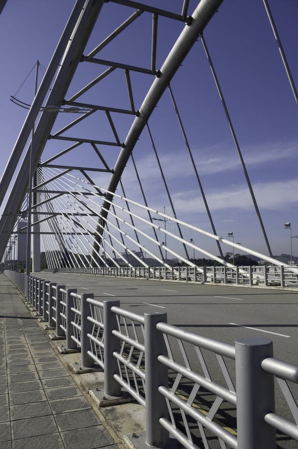 Structural steel bridge and railing