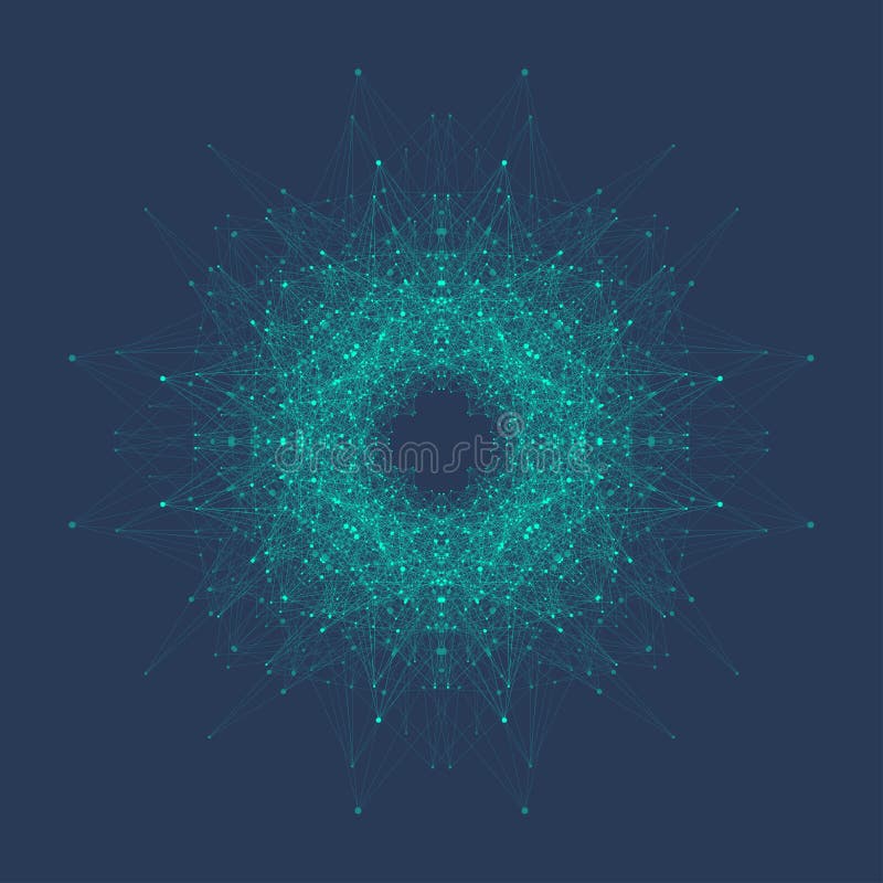 Structure abstraite de molécule Hélice d'ADN, brin d'ADN, molécule ou atome, neurones Structure moléculaire pour la science ou illustration libre de droits Structure abstraite de molécule Hélice d'ADN, brin d'ADN, molécule ou atome, neurones Structure moléculaire pour la science ou illustration libre de droits