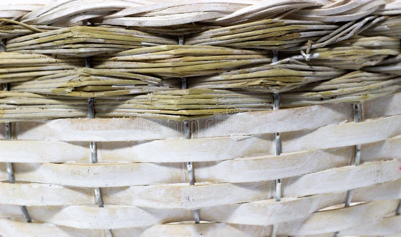 The structure and background of the wicker basket. Pattern round texture. Vertical and horizontal weave royalty free stock photos The structure and background of the wicker basket. Pattern round texture. Vertical and horizontal weave royalty free stock photos