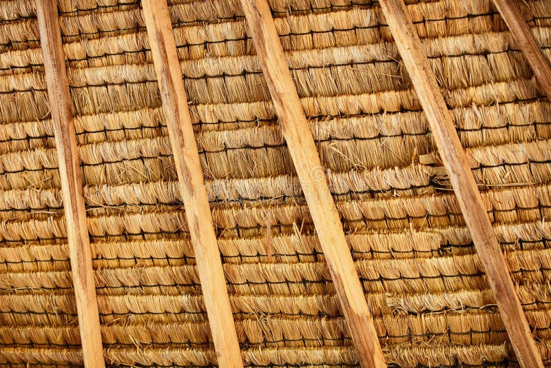 Structure of thatched roof