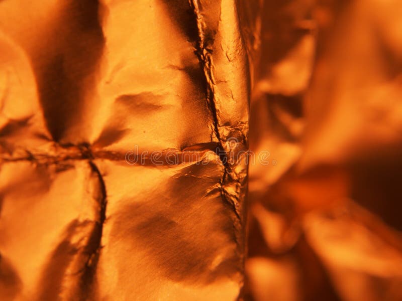 Structură metalică aurie. textura foliei stock images