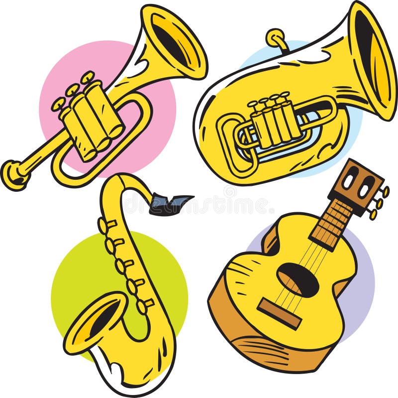 Strumenti musicali royalty illustrazione gratis