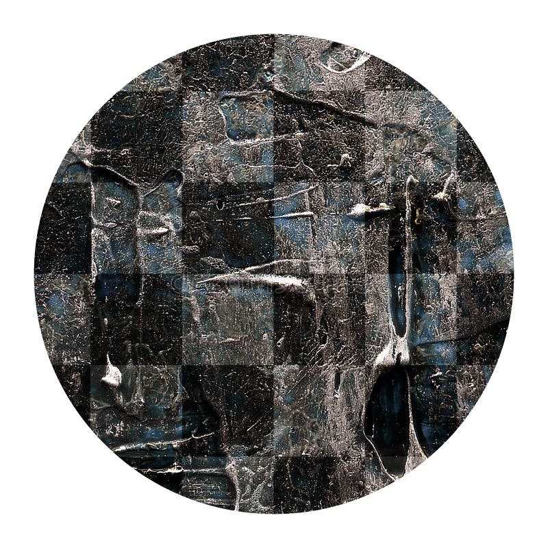 Struttura acrilica dipinta a mano astratta di scacchi del cerchio royalty illustrazione gratis Struttura acrilica dipinta a mano astratta di scacchi del cerchio royalty illustrazione gratis
