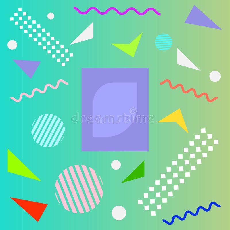 Struttura astratta del fumetto del modello di colore di divertimento per il fondo geometrico di scarabocchio Forma di tendenza di illustrazione di stock Struttura astratta del fumetto del modello di colore di divertimento per il fondo geometrico di scarabocchio Forma di tendenza di illustrazione di stock