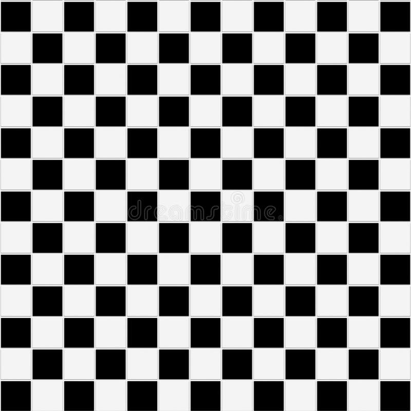 Struttura checkered in bianco e nero senza giunte