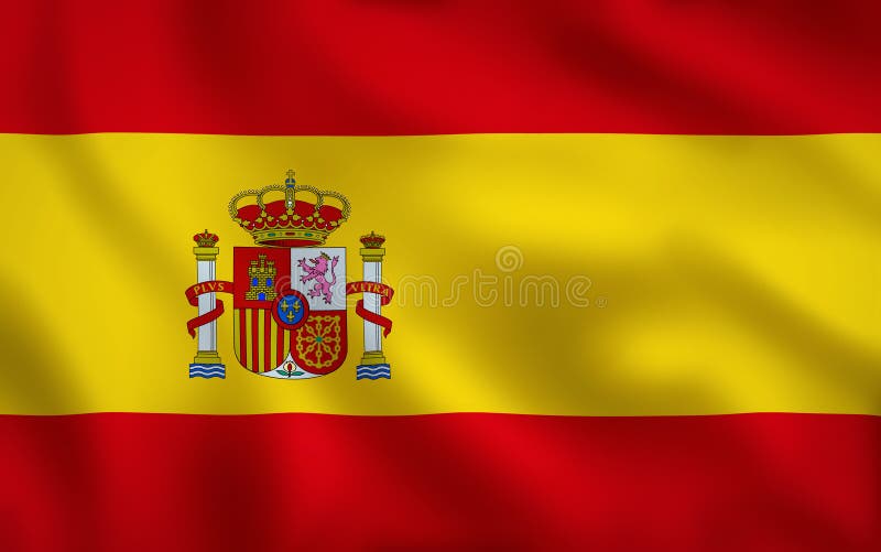 Struttura completa di immagine della bandiera della Spagna illustrazione vettoriale Struttura completa di immagine della bandiera della Spagna illustrazione vettoriale
