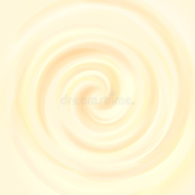 Struttura cremosa di turbine gialla, fondo del gelato illustrazione vettoriale Struttura cremosa di turbine gialla, fondo del gelato illustrazione vettoriale