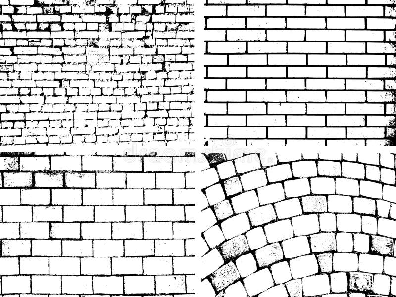 Struttura del muro di mattoni della sovrapposizione per il vostro deesign illustrazione vettoriale