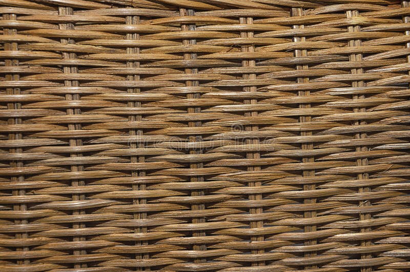 Struttura del rattan di Brown fotografia stock