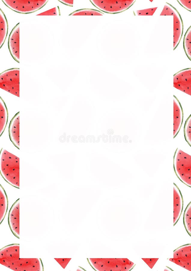 Struttura dell'anguria dell'acquerello royalty illustrazione gratis Struttura dell'anguria dell'acquerello royalty illustrazione gratis