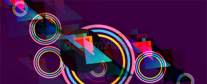 Colorful abstract geometric triangle shapes background design. Banner template. Colorful abstract geometric triangle shapes background design. Banner template