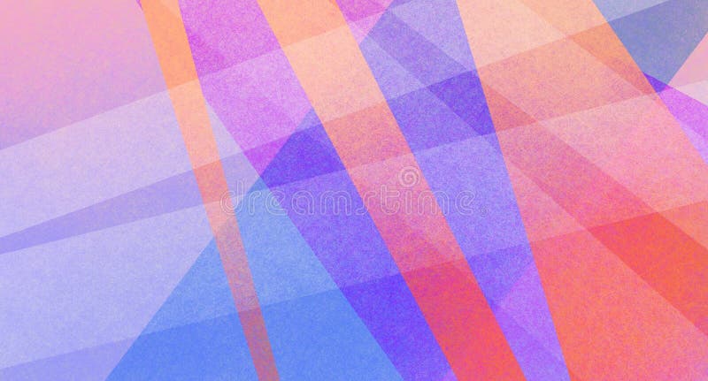 Struttura di sfondo moderno e colorato astratto con strisce trasparenti e forme angolate in disegni geometrici in blu viola royalty illustrazione gratis