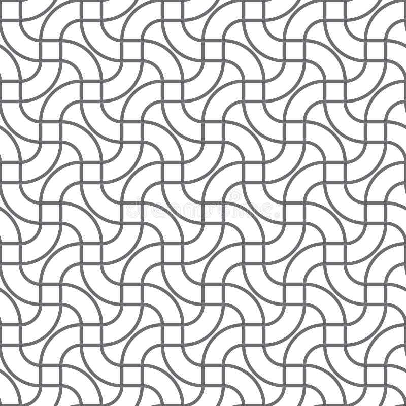 Struttura geometrica semplice di vettore - righe intrecciate royalty illustrazione gratis