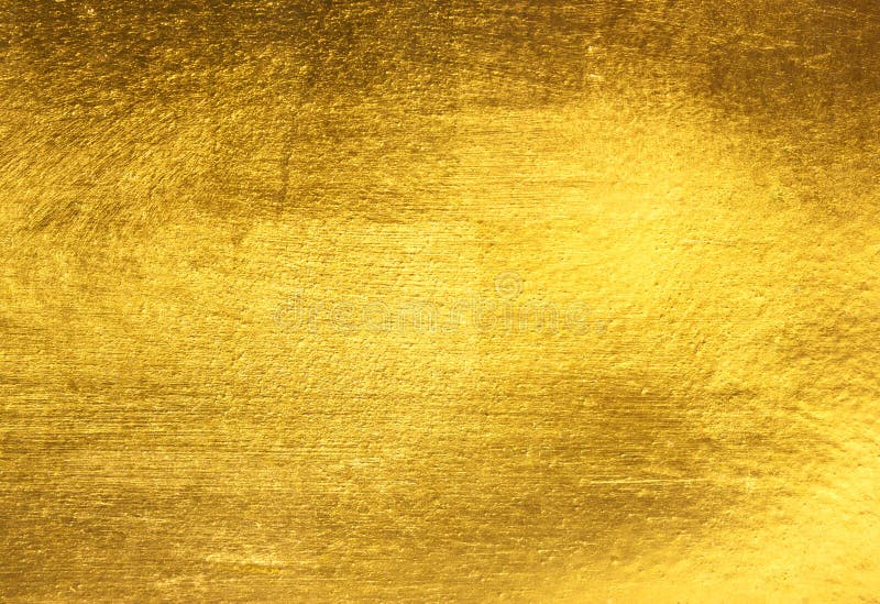 Struttura gialla lucida della stagnola di oro del foglio fotografia stock libera da diritti