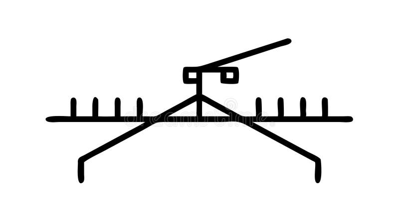 Struttura Icona di gru industriale costruzione macchine pesanti progettazione Vettore Generative AI illustrazione vettoriale