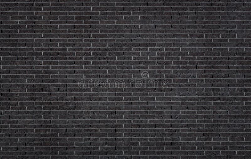 Struttura nera del muro di mattoni fotografia stock