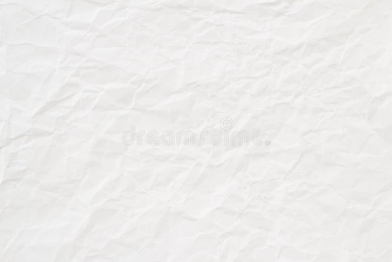 Struttura o fondo di carta sgualcita bianco immagini stock