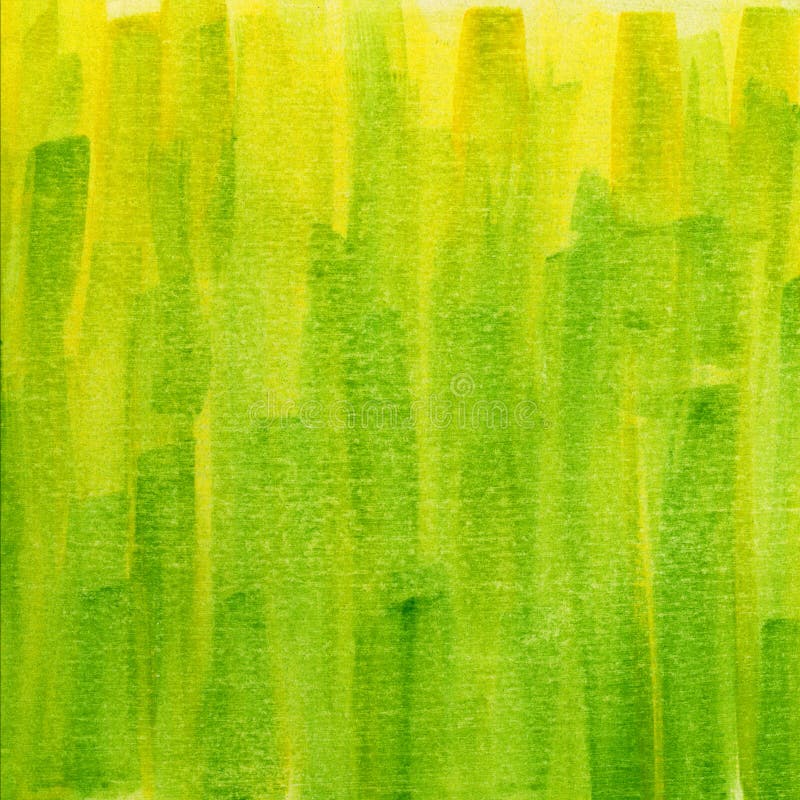 Struttura verde e gialla dell'acquerello del grunge fotografie stock libere da diritti Struttura verde e gialla dell'acquerello del grunge fotografie stock libere da diritti