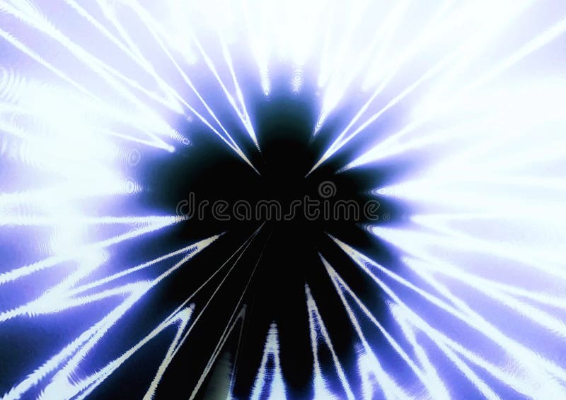 Strălucitor abstract albastru raze 3d ilustrație fundal royalty free illustration