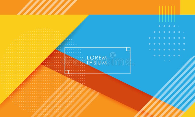 Stubarwny tło z abstrakt liniami i kropkami ilustracji
