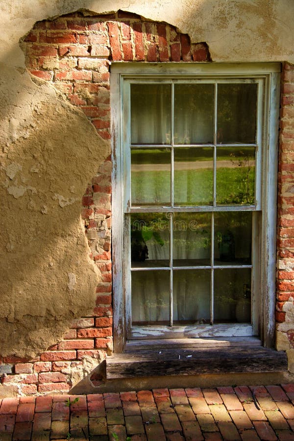 Stucco Over Brick 2 stock photo. Image of framed, lines 561178