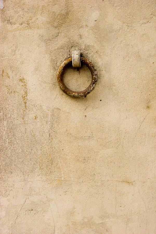 Stucco wall texture with ring