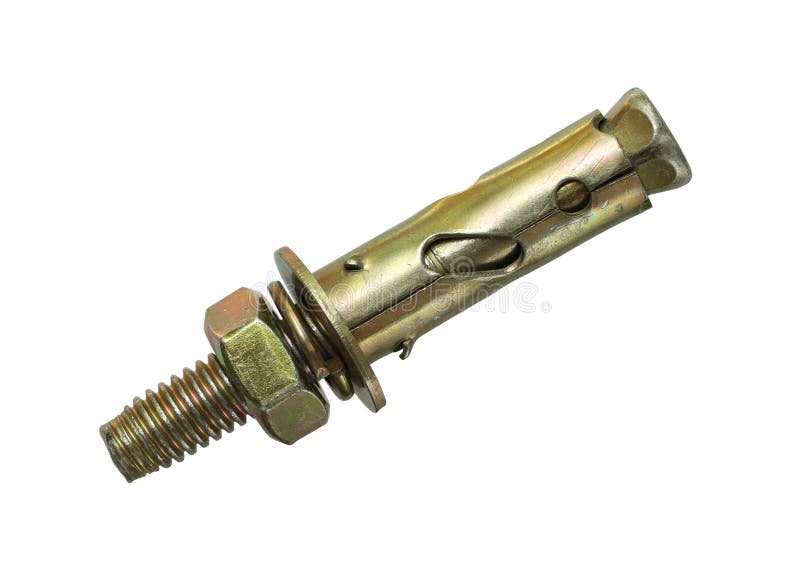 Stud Bolt Anchor for Concrete Wall Stock Image Image of iron, object 130544391