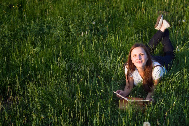 Student with the book