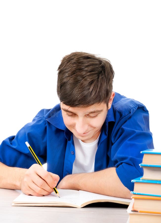 Student with a Books stock images