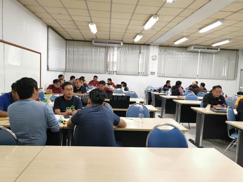 The student discussion in engineering law course master degree University​ Bangkok Thailand on September 28th royalty free stock photo The student discussion in engineering law course master degree University​ Bangkok Thailand on September 28th royalty free stock photo
