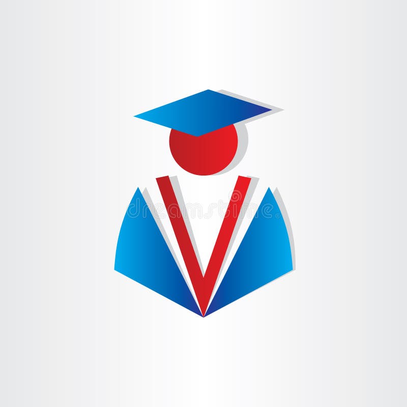 Student graduate university symbol vector illustration