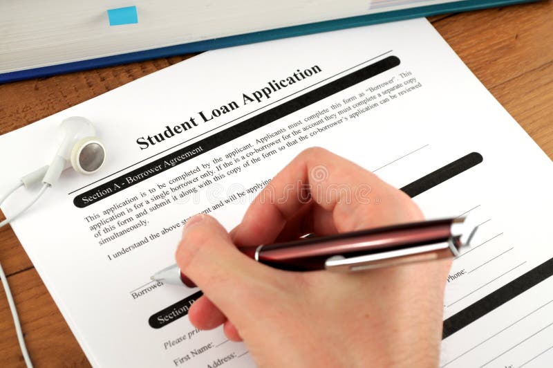 Student Loan Application Signing