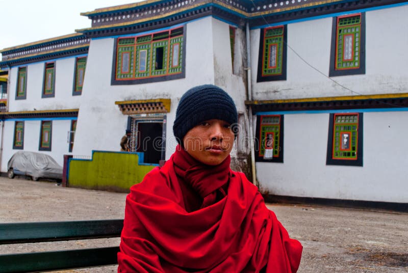 Student Monk royalty free stock image