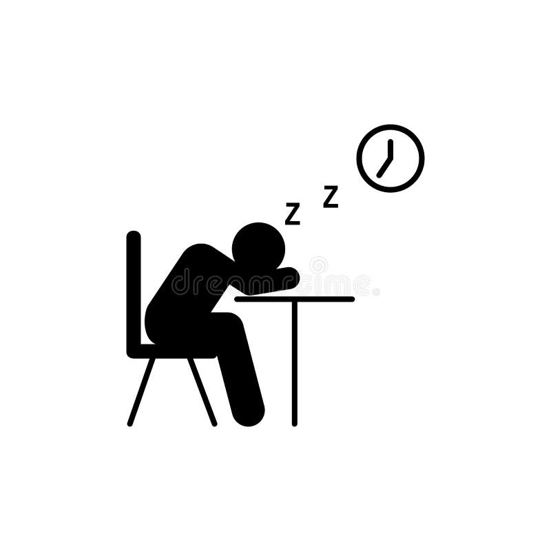 Student sleep time school icon. Element of back to school illustration icon. Signs and symbol collection icon for websites, web vector illustration Student sleep time school icon. Element of back to school illustration icon. Signs and symbol collection icon for websites, web vector illustration