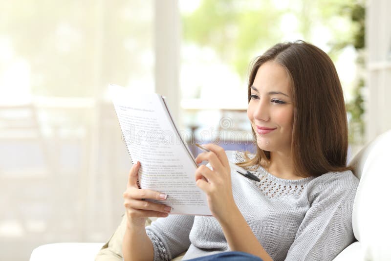 Student studying and learning reading notes royalty free stock photo Student studying and learning reading notes royalty free stock photo