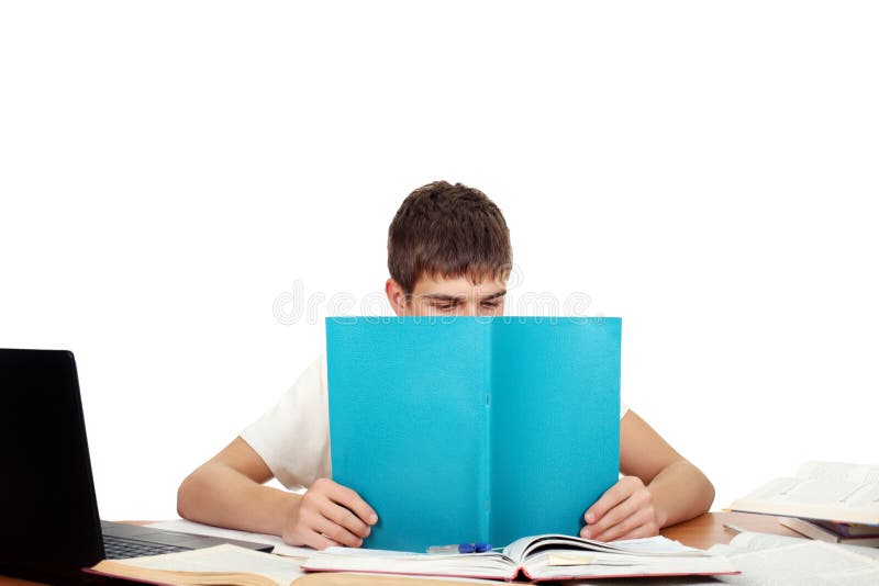 Student With Workbook stock photos