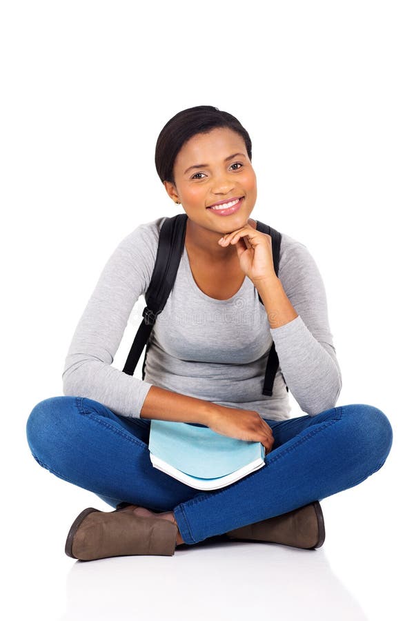 Studenta collegu obsiadanie obrazy stock Studenta collegu obsiadanie obrazy stock