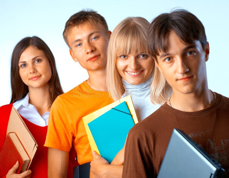 Students royalty free stock photo