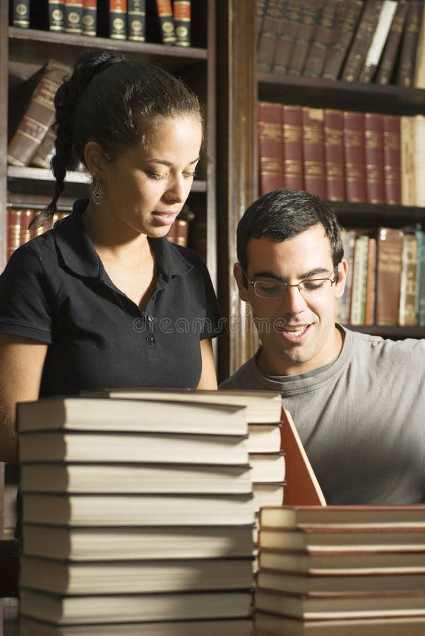 Students With Books - Vertical