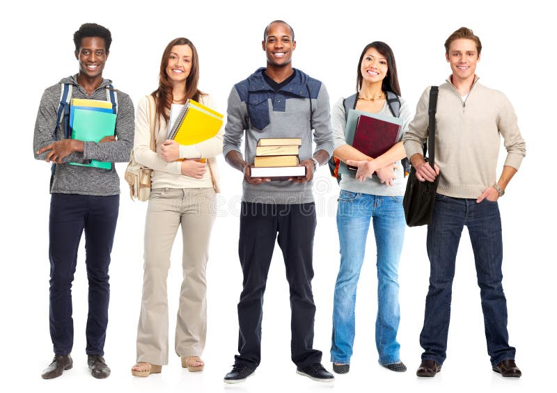 Students group. stock photo Students group. stock photo