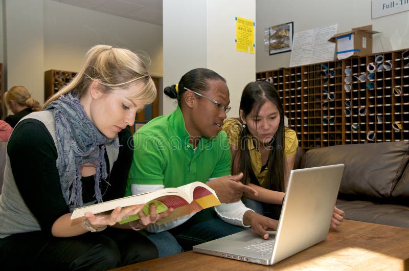 Diverse ethnic Students on university campus. A photo of Asian, African American and Caucasian students. Happy multiethnic boys stock images, royalty-free photos and pictures