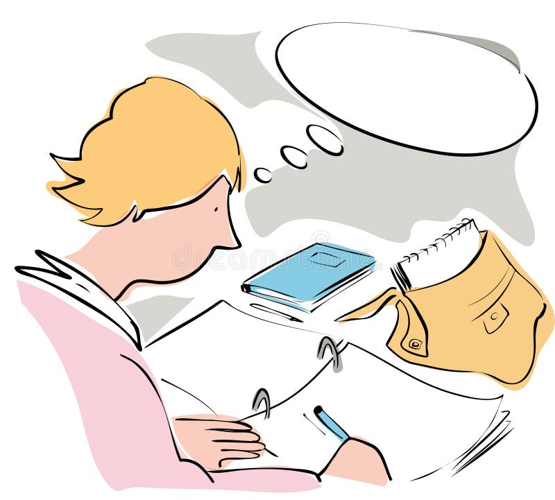 studieren stock abbildung studieren stock abbildung