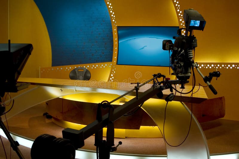 Studio de nouvelles de TV Studio de nouvelles de TV